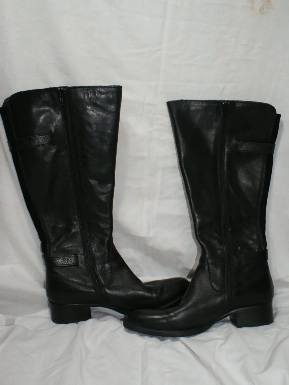 Born GIBB Tall Leather Wide Calf Riding Boots - Size 8 - BRAND NEW